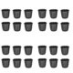 thumbnail image 1 of Canele Mold, Cannele Muffin Cup, 24 Piezas Molde Cannele Antiadherente Gris-Negro Canneles, 1 of 5