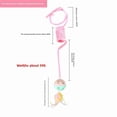 thumbnail image 1 of Interactive Cat Spring Toy with Suction Cup - Extendable 2M Hanging Design, Plush Rabbit Fur Ball & Bell, Pink Feather for Self-Play, Durable Plush Material for Kitten Exercise & Mental Stimulation,, 1 of 6
