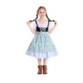 thumbnail image 5 of Edvintorg Dresses for Girls Halloween Costumes Floral Print Square Neck Puff Sleeve A Line Party Dress Kids Clothes Girls Size 4-16, 5 of 7