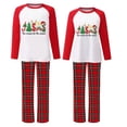 thumbnail image 1 of Conjunto de pijamas navideños para parejas, ropa de dormir roja para adultos, Jeaus de Navidad, 1 of 4