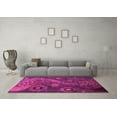 thumbnail image 3 of Ahgly Company Indoor Rectangle Oriental Pink Modern Area Rugs, 7' x 9', 3 of 4