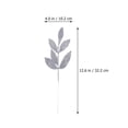 thumbnail image 2 of Worgeous 10Pcs Silver Glitter Christmas Floral Picks for Tree Decorations and DIY Wreath Arrangements, 2 of 8