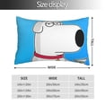 thumbnail image 4 of Family Guy Pillowcase Cushion Pillow Covers With Hidden Zipper Pillow Case Decor For Bed Dorm Sofa Couch Car 16"x24", 4 of 8