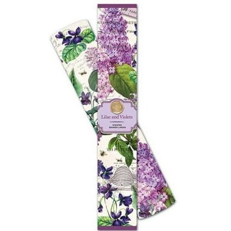 Lilac Gingham Liner - Michel Design Works Drawer Liners - Lilac & Violets