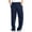 Navy, variant on Men Basic Wild Sweatpants, Comfy Straight Leg Jogger Pants, Open Bottom Running Loose Elastic Waist Sweat Pants