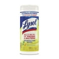 thumbnail image 2 of LYSOL Brand 19200-81145 7 in. x 7.25 in. 1-Ply Disinfecting Wipes - Lemon and Lime Blossom, White (35 Wipes/Canister, 12 Canisters/Carton), 2 of 9