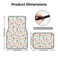 thumbnail image 5 of Fuzoiu Fast Food 2 Print Carpet Floor Mats for Car,Car Foot Mat Set,Universal Fit 4 Piece Mat Pad Set,Fits Most Cars Trucks Vans Sedans SUV Auto Carpet Mat Se, 5 of 7