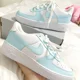 thumbnail image 1 of Air Force 1 Low Custom White Shoes Art Icey Light Soft Baby Blue Breeze Vibes, 1 of 6