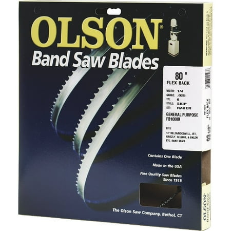 

Olson 80 In. x 3/8 In. 4 TPI Skip Flex Back Band Saw Blade FB19280DB