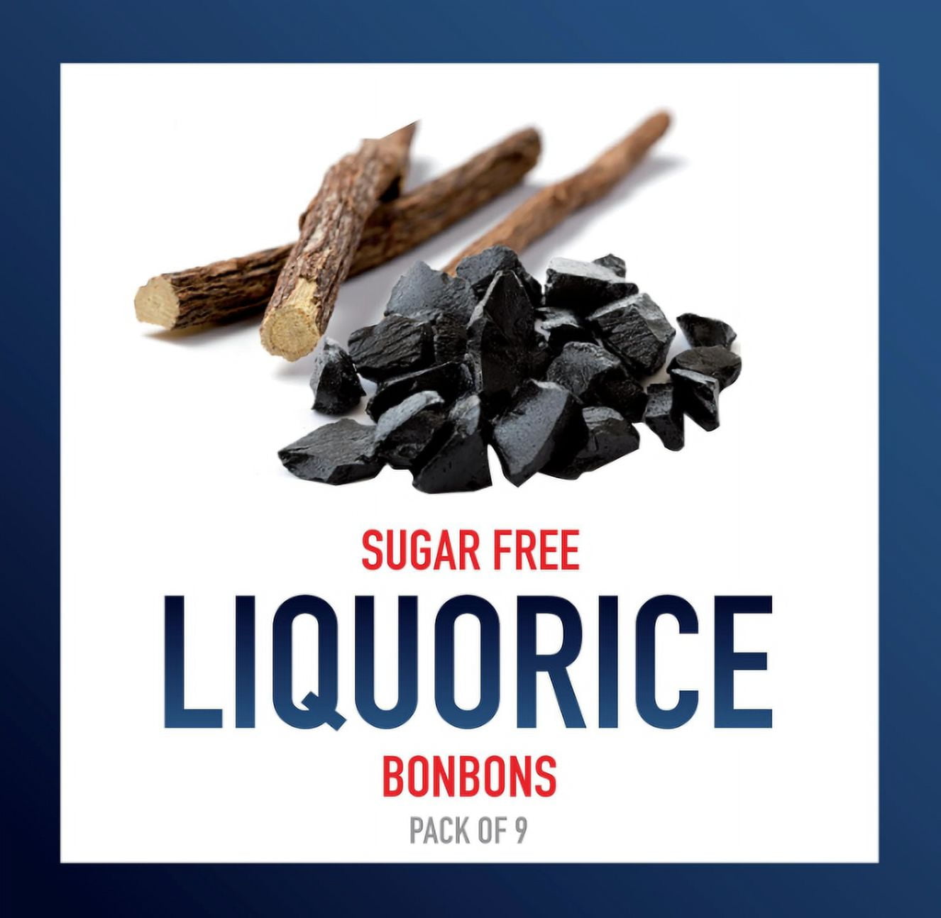 Swiss Imports Sugar Free Bonbons Hard Candy Drops, Licorice, 1.4 oz/40g Box, 9 Pack