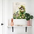 thumbnail image 2 of Canvas Wall Art Spring Florals Canvas Art Print Country Bird House Fence White Daisy Leaf Beige Pictures Wall Decor for Living Room Bedroom Artwork Decorations Stretched Framed Ready to Hang 12"x18", 2 of 9