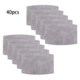 thumbnail image 1 of kurtrusly 40 Pcs Inserts de Filtre pour Masque Facial en Denier Fin en Coton Masque Doux Évacuant l'Humidité PM2.5 Inserts de Filtre de Filtration, 1 of 9