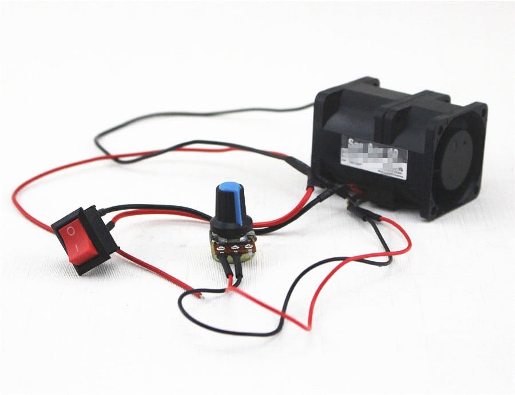 12V Electric Turbo Supercharger Kit - 30A Brushless ESC, 380W Intake Fan