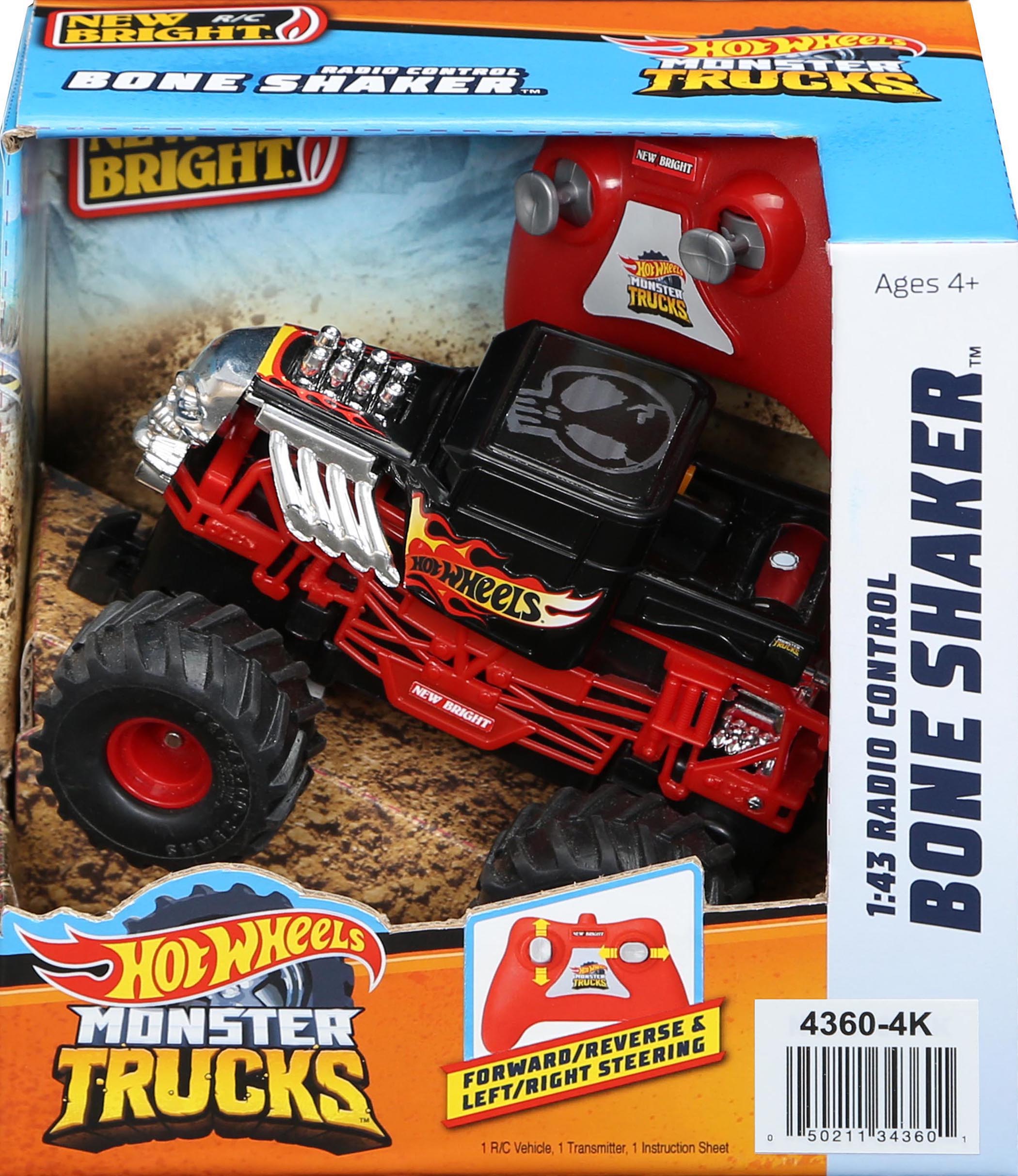 New Bright 1:43 Scale Remote Controlled Bone Shaker Monster Truck Play Vehicle - image 5 of 10