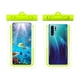 thumbnail image 1 of Pisexur - Funda transparente grande para teléfono móvil, ideal para buceo, natación y buceo, resistente a 30 metros de agua, IPX8, apta para teléfonos de menos de 7 pulgadas, 2 unidades, organizador, 1 of 9