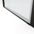 thumbnail image 3 of 1 3/8" adjustment,universal pivot shower door, open outside, with 1/4" tempered glass and Matted black finish 2872, 3 of 9