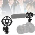 thumbnail image 4 of Universal Plastic Microphone Mount Holder with Cold Shoe Shock Proof Clamp for Camera Shoes 3/8 inch Screw Hole, 4 of 4