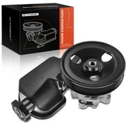 A-Premium Power Steering Pump with Reservoir & Pulley Compatible with Dodge Dakota 2005-2007 3.7L 4.7L