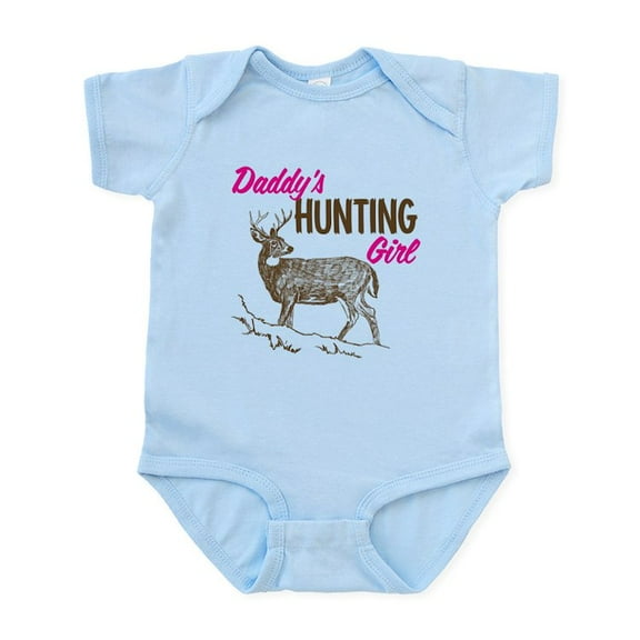 CafePress - Daddy's Hunting Girl Infant Bodysuit - Baby Light Bodysuit, Size Newborn - 24 Months