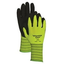 Wonder Grip WG310HVM Medium Green Wonder Grip High Visibility Latex Palm Gloves