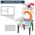 thumbnail image 5 of Dining Chair Back Cover, Water Washing, Disassembly Chair Sleeve Sliding Cover Protective Cover-Creative Ring Circle Pattern Chair Protectors Seat Covers, 5 of 8