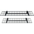 thumbnail image 2 of 2-Pack Wall Mount Garage Shelves, 4 ft x 1 ft Metal Storage Racks, 400 lbs Total Weight Capacity - Sturdy for Garage & Shed, 2 of 10