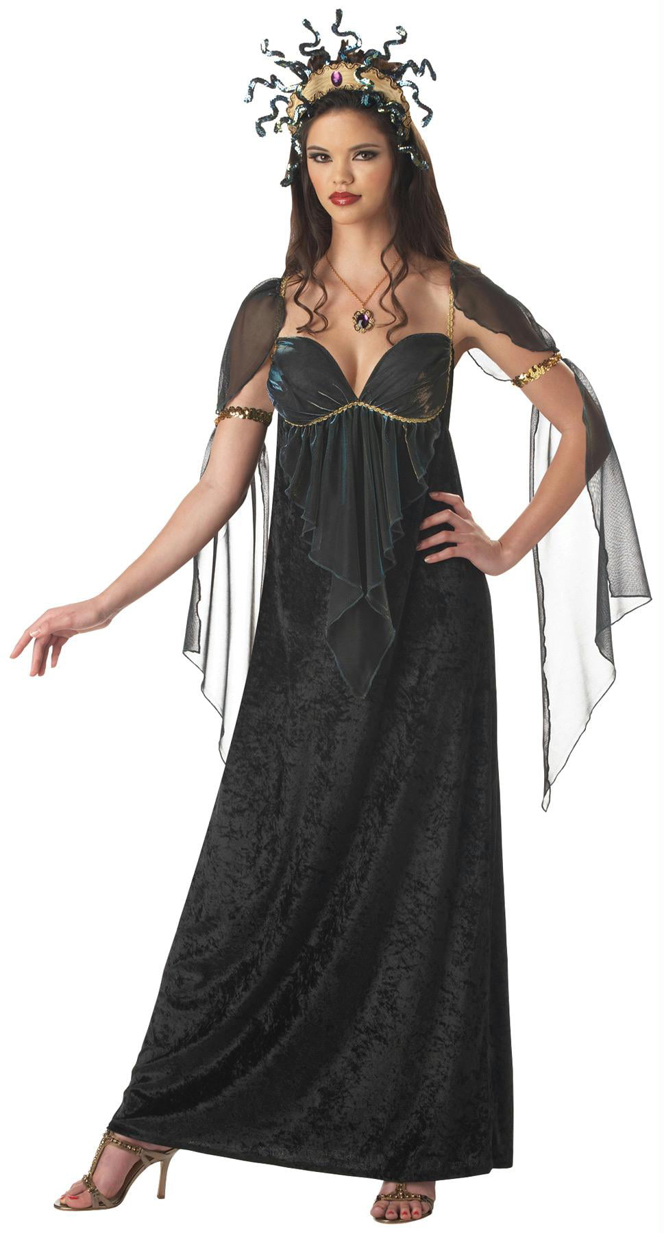 Mythical Medusa Adult Halloween Costume - Walmart.com