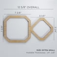 thumbnail image 3 of Ekena Millwork 12 5/8"W x 7 3/8"H x 1/4"T Extra Small Lockhart Decorative Fretwork Wood Wall Panels, Alder, 3 of 18