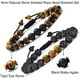 thumbnail image 5 of Pulsera de ojo de tigre para hombre, pulsera de ansiedad para hombre con piedra de lava de ojo de tigre de 8 mm, pulsera ajustable para aliviar el estrés, pulsera de ojo de tigre, difusor de aceite de aromaterapia, pulsera de lava, regalo para hombre Rojo Verde, 5 of 5