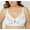 White, variant on Instant Shaping 2 Pack Wire Free Tricot and Lace Keyhole Bra