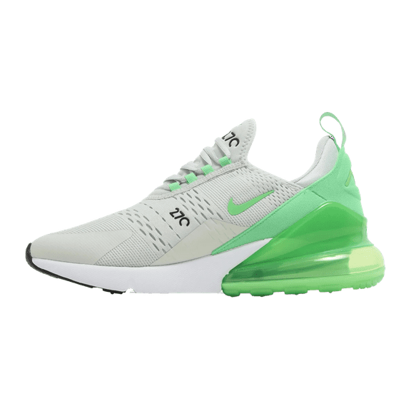 NIKE MENS Air Max 270 "Light Silver Green Shock" AH8050 027 from Stadium Goods