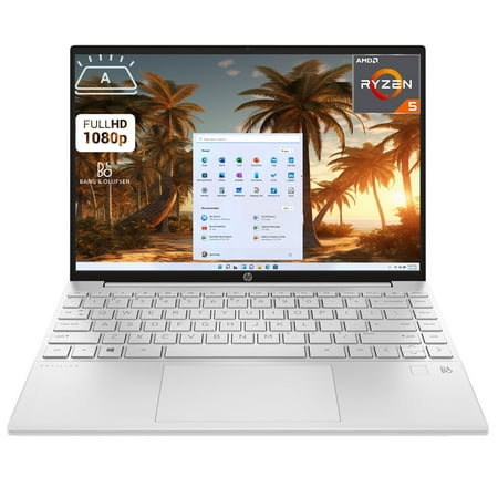 HP 2023 Pavilion Aero 13 Premium Laptop, AMD Ryzen 5 7535U, 13.3" WUXGA, 16GB RAM, 1TB SSD, Windows 11 Home, Wi-Fi 6, Micro-Edge, Backlit Keyboard, Webcam, HDMI, Bluetooth, Long Battery Life, Silver