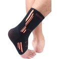 thumbnail image 4 of ZAXARRA Chaussettes de Soutien pour Cheville Homme Élastiques Ajustables Protection Pied Cheville, 4 of 9