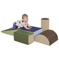 thumbnail image 1 of Ressources pour la Petite Enfance ELR-12683F-ET Softzone Escalade & Crawl Jeu Set&44; Terre, 1 of 11