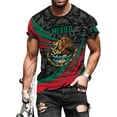 thumbnail image 4 of Personalized Mexico Shirt, Camisas de Mexico Customized Mexican Shirts Mexican Flag Mexico 3D Shirt for Men Women (T-shirt, L), 4 of 9