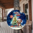 thumbnail image 3 of Merry Christmas and Happy New Year Santa Beagle Holiday Xmas Winter Round Wood Sign Beagles Dog Lover Gifts Idea Hanging Wall Home Decor - 00024, 3 of 5