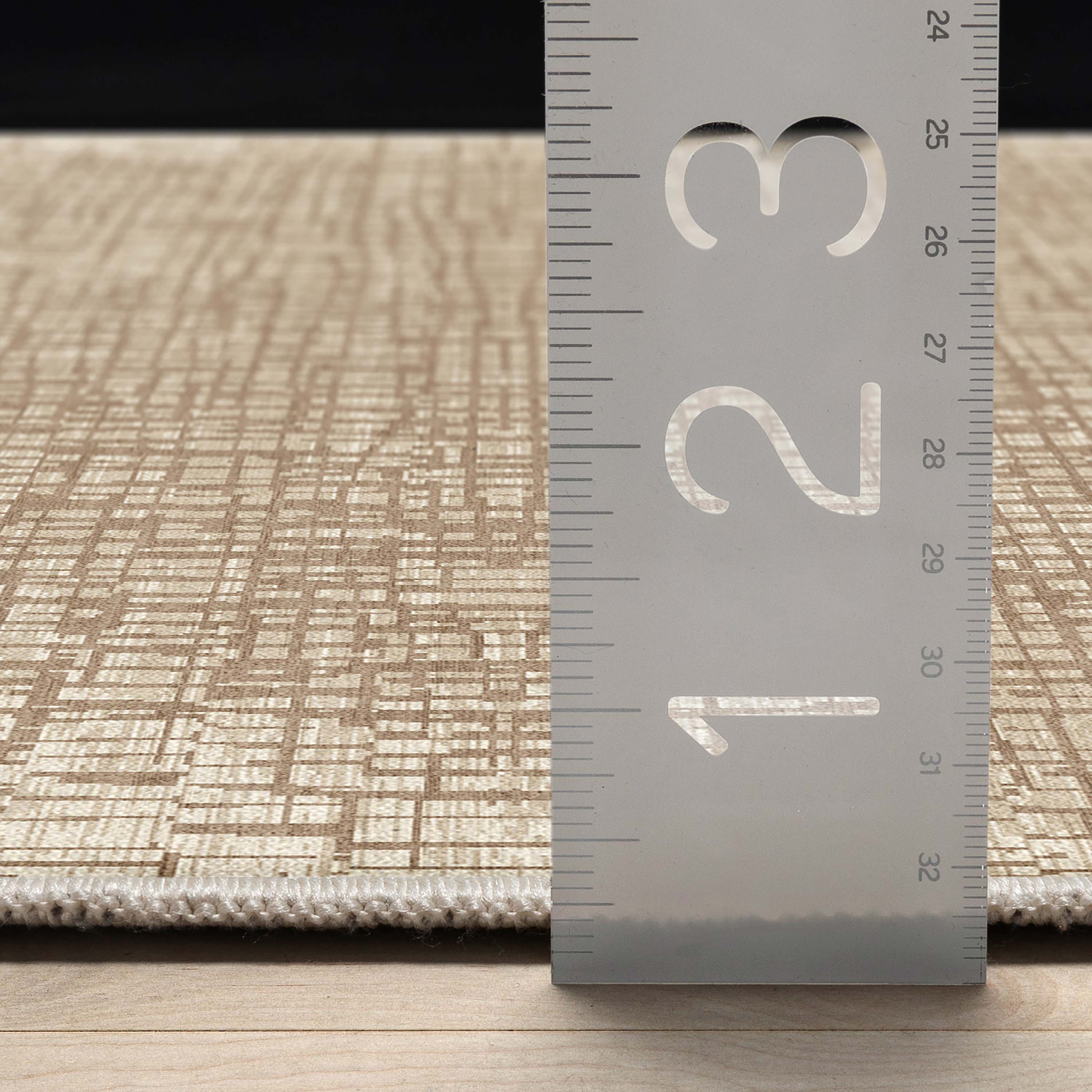 Well Woven Abstract Nightscape Modern Geometric Flat-Weave Ivory 5'3" x 7'3" Area Rug