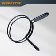 thumbnail image 2 of POWERTEC 4 Inch Double Loop Hose Clamps for Dust Collection Hose and Dryer Vent Hose, Quick Release Spring Clamps for Dust Collector and Dust Collect, 2 of 7