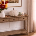 thumbnail image 2 of Boucle Pumpkin Decorative Pillow, Cream, 10", Fall by Way To Celebrate, 2 of 4