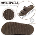 thumbnail image 3 of Northblanc Men’s Lightweight Comfort Slides Double Buckle Slip-on Adjustable EVA Flat Sandals, 3 of 9