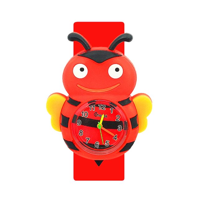 Reloj de dibujos animados de Panda y leopardo para niños y niñas, correa de silicona de Color, bonitos relojes de cuarzo para niños, reloj de estudiante con esfera de conejo Gao Jinjia LED