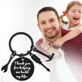 thumbnail image 2 of Riforla If Dad Can't Fix It No One Can Screwdriver Wrench Hammer Key Chain Ring Tool Charms Keychain Key Chain Gift for Dad Keychains G, 2 of 5