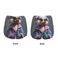 thumbnail image 3 of Balery Lady Duck Pantalones cortos deportivos para mujer con forro y dos bolsillos, elásticos, para entrenamiento, gimnasio, yoga-Small, 3 of 7