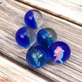 thumbnail image 3 of MasteelfCA 5Pcs Sea Fish Designed Bouncy Ball Rubber Bouncing Ball Space Hopper Kids Funny Toy Blue, 3 of 7