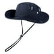 thumbnail image 3 of Sombrero para el sol, sombrero de pescador, protección solar, cómodo, gorra de pesca occidental, ala ancha para Azul oscuro, 3 of 9