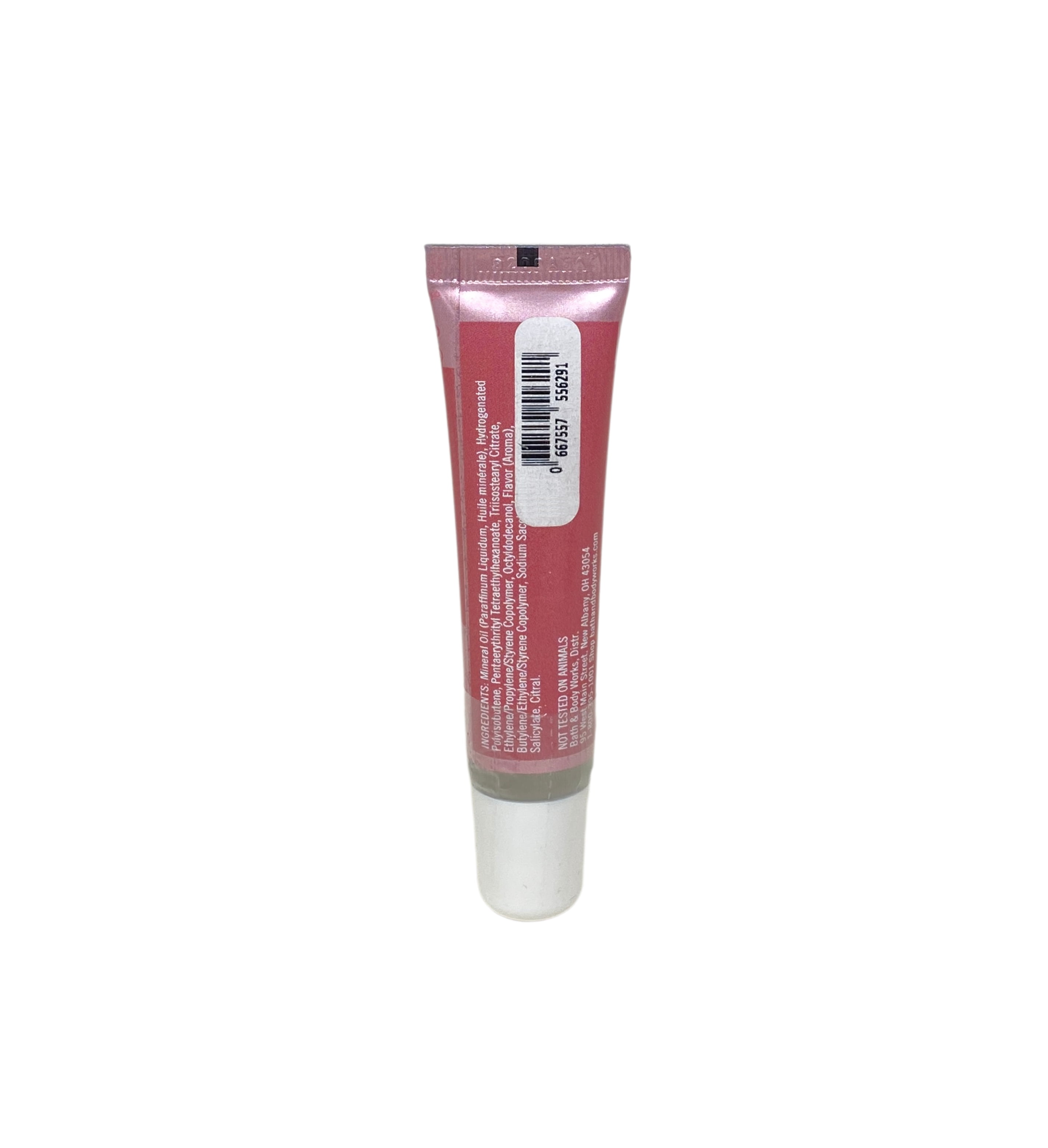 Bath & Body Works Champagne Toast 3 Lip Glosses with a Natural Oats Mini Soap