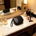 thumbnail image 4 of Bolsa Portátil de Almacenamiento para Toallas Sanitarias, Estuche de Viaje para el Período con Asa para Mujeres, Organizador de Maquillaje de Cuero Ligero para Uso Diario y Viajes, 4 of 7