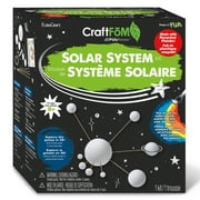 FloraCraft CraftFM Crafting Foam Solar System Kit 18 piece White