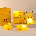 thumbnail image 2 of Luz de noche de Pokémon Pikachu, linda luz suave de anime para dormitorio, luz LED para mesita de noche, decoración de habitación, juguete de regalo de Navidad para niños, 2 of 5