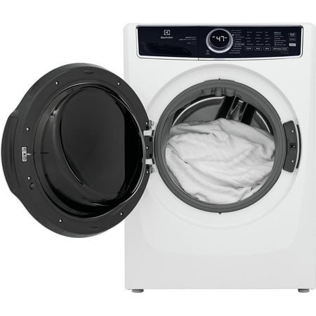 Electrolux - 4.5 Cu.Ft. Stackable Front Load Washer with Steam and SmartBoost Wash System - White